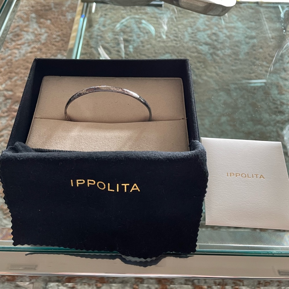 Never worn Ippolita silver bangle